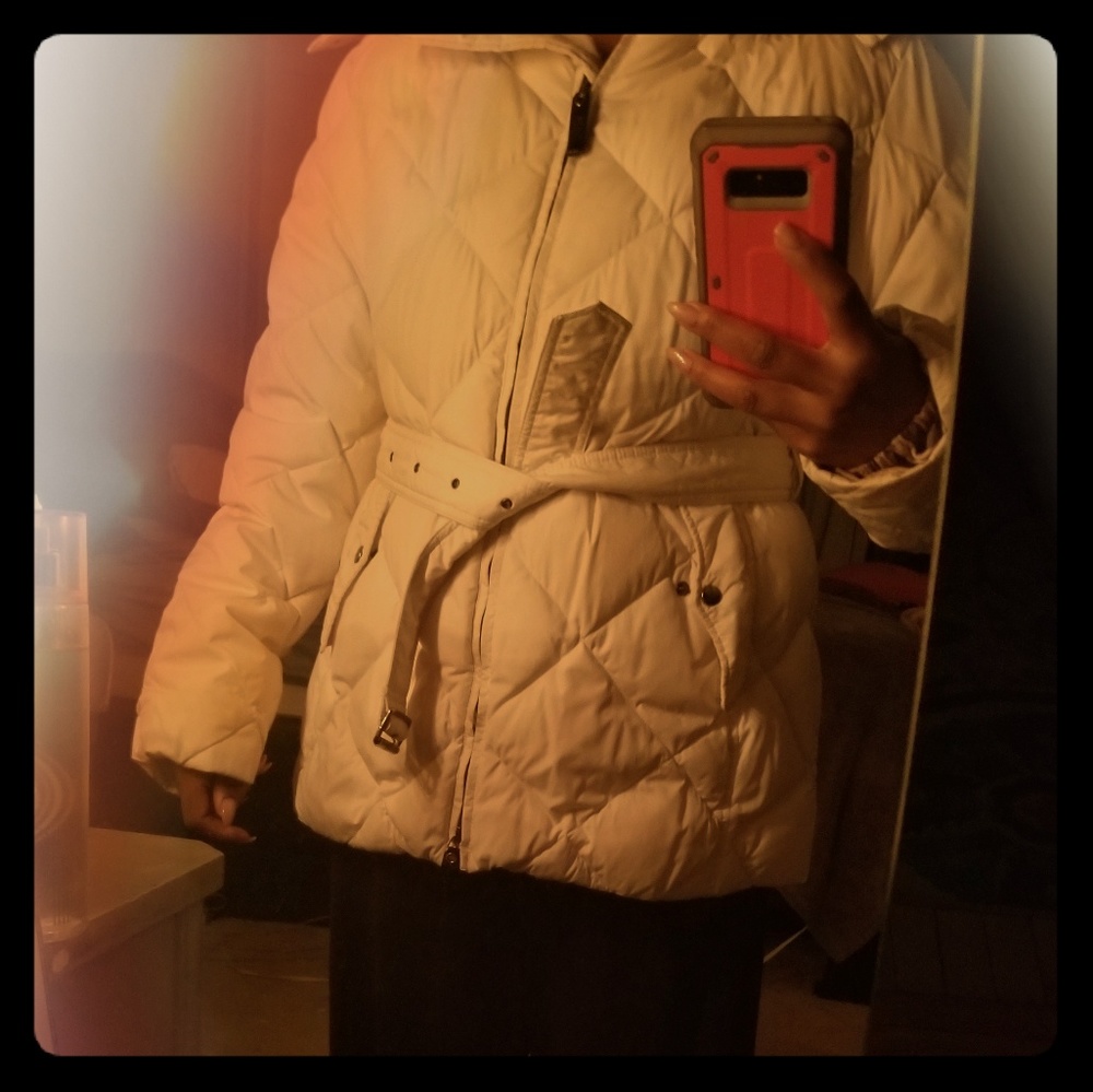 Burberry puffer coat